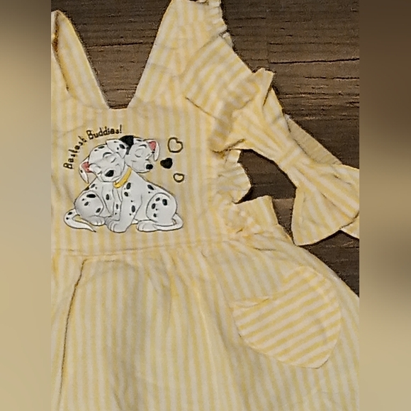 𝑫𝒊𝒔𝒏𝒆𝒚 𝑩𝒂𝒃𝒚 𝒀𝒆𝒍𝒍𝒐𝒘 𝑫𝒂𝒍𝒎𝒂𝒕𝒊𝒂𝒏 𝑫𝒓𝒆𝒔𝒔/𝑯𝒆𝒂𝒅𝒃𝒂𝒏 - Picture 3 of 6